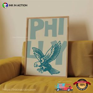 Philly Eagle Baseball Wall Art