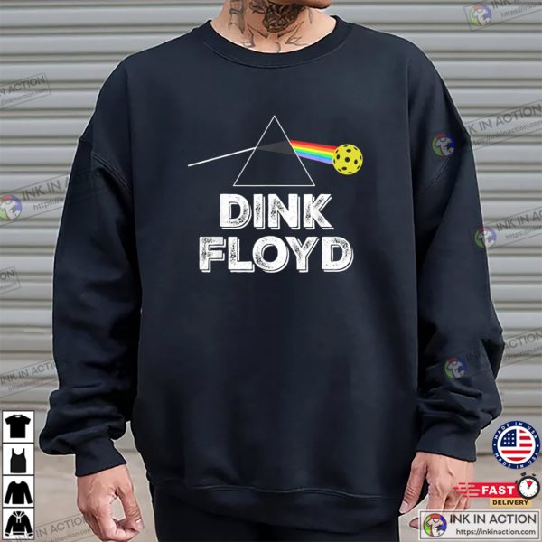 Pickleball Dink Floyd Retro T-shirt