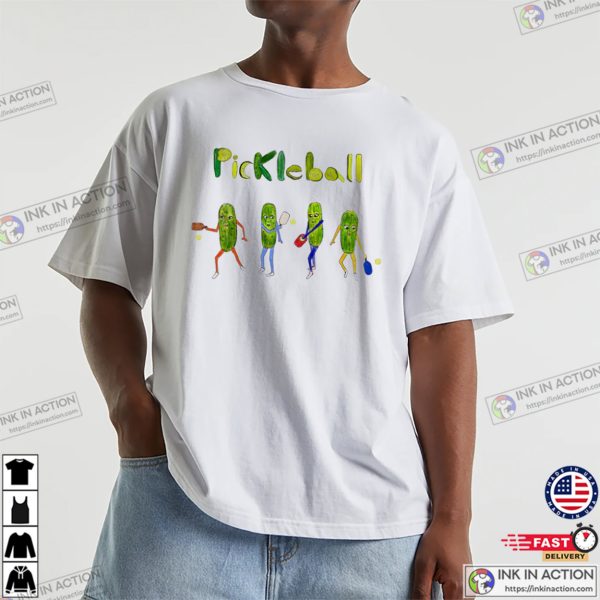 Pickleball Funny Artwork Basic T-shirt