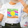 Pickleball Groovy Style T-shirt