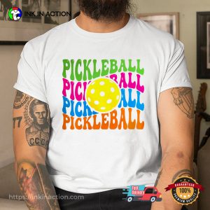 Pickleball Groovy Style T-shirt