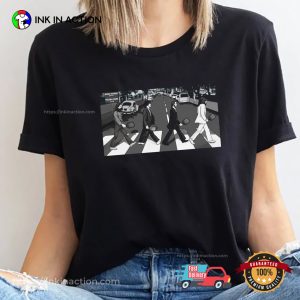 Pickleballer The Beatles Abbey Road Unisex T shirt 3