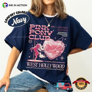 Pink Pony Club Dancing West Hollywood Comfort Colors Shirt 3