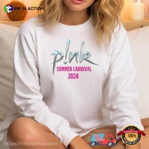 Pink Singer 2024 World Tour Logo T shirt 1