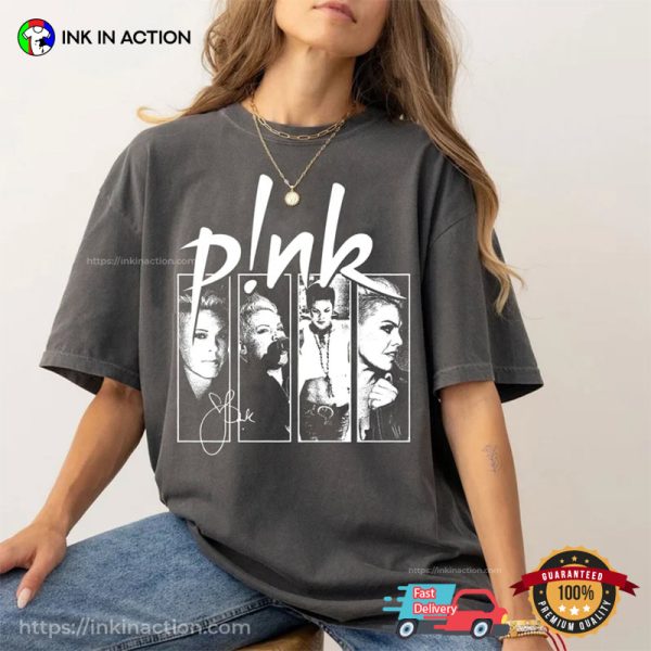 Pink World Tour Concert Retro Graphic Comfort Colors T-shirt