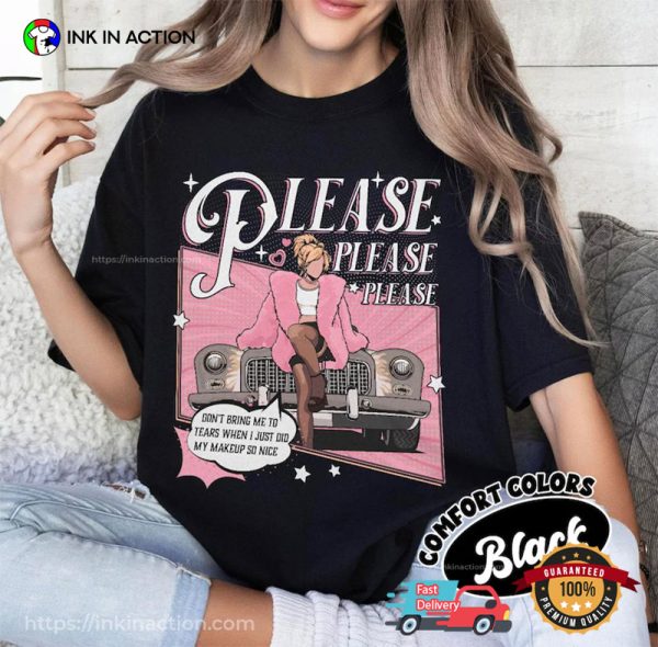 Please Please Please Sabrina Carpenter Comfort Colors T-shirt