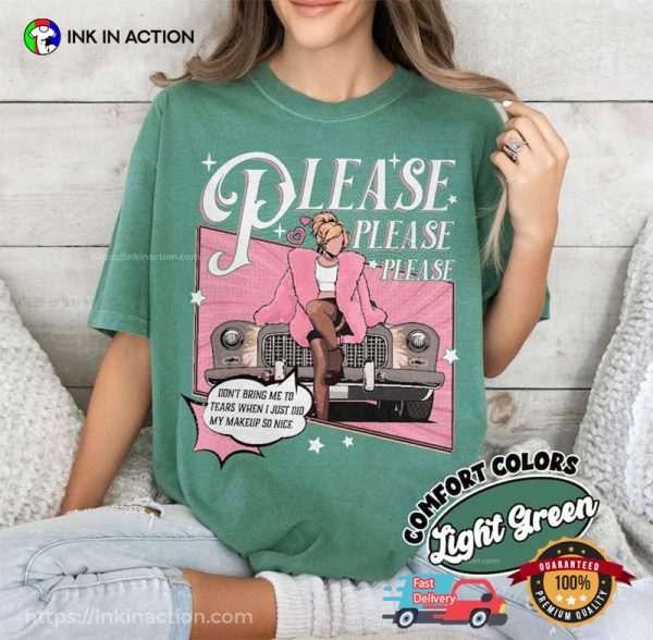 Please Please Please Sabrina Carpenter Comfort Colors T-shirt