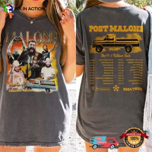 Post Malone The F 1 Trillion Tour 2024 Vintage Graphic T shirt 3