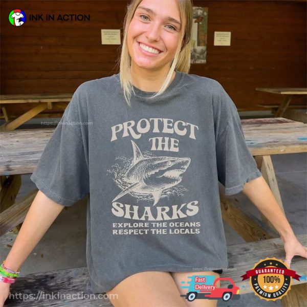 Protect The Sharks Comfort Colors T-shirt