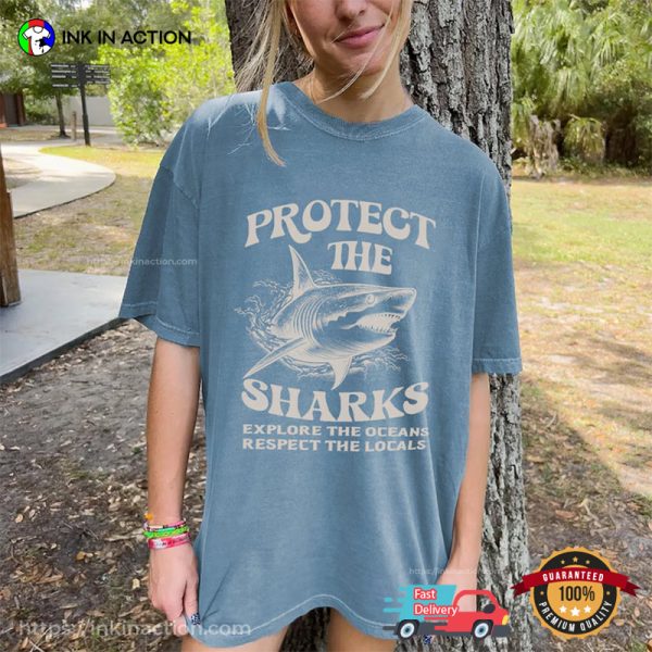 Protect The Sharks Comfort Colors T-shirt