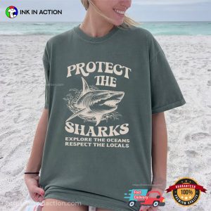 Protect The Sharks Comfort Colors T shirt 3