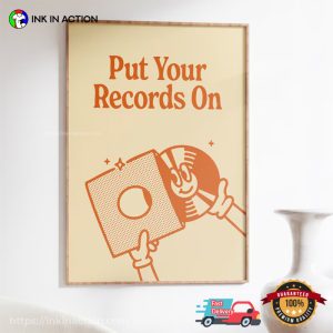 Put Your Records On Retro Music canvas art prints 2