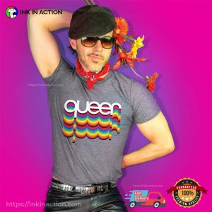 QUEER Rainbow LGBT Comfort Colors T shirt 2