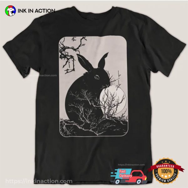 Rabbit Moon Night Art Bunnies Shirt