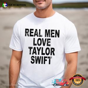 Real Men Love Taylor Swift Funny Swiftie Dad T shirt 1