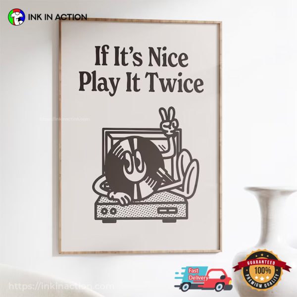 Record Player Retro Quote Canvas Art Prints