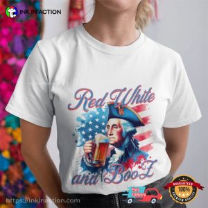 Red White And Booz Christopher Columbus Celebration Holiday T-shirt