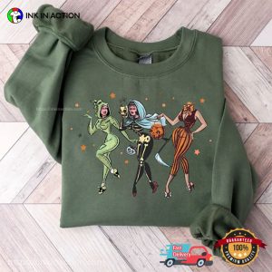 Retro Halloween Costume Girl T shirt 2