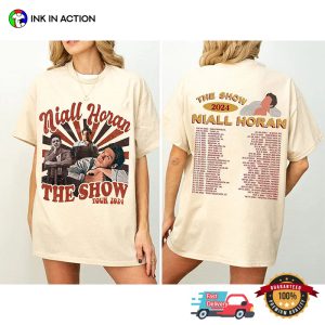 Retro Niall Horan The Show Tour 2024 Graphic Comfort Colors Shirt