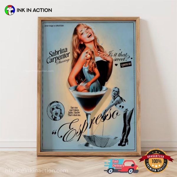 Retro Sabrina Carpenter Concert Music Wall Art No. 10