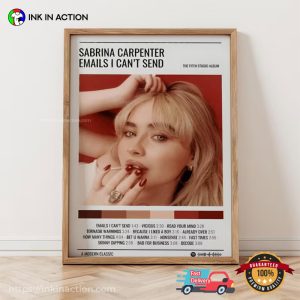 Retro Sabrina Carpenter Concert Music Wall Art No. 2