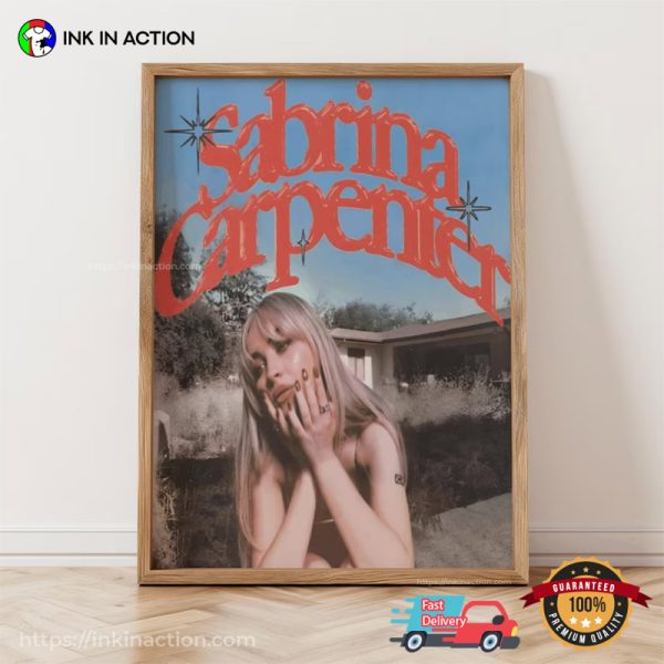 Retro Sabrina Carpenter Concert Music Wall Art No. 6