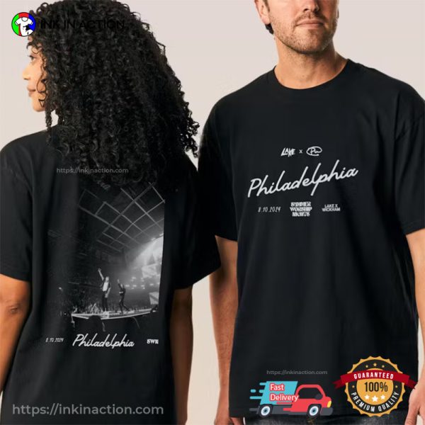 SWN 2024 Philadelphia Concert Retro 2 Sided T-shirt