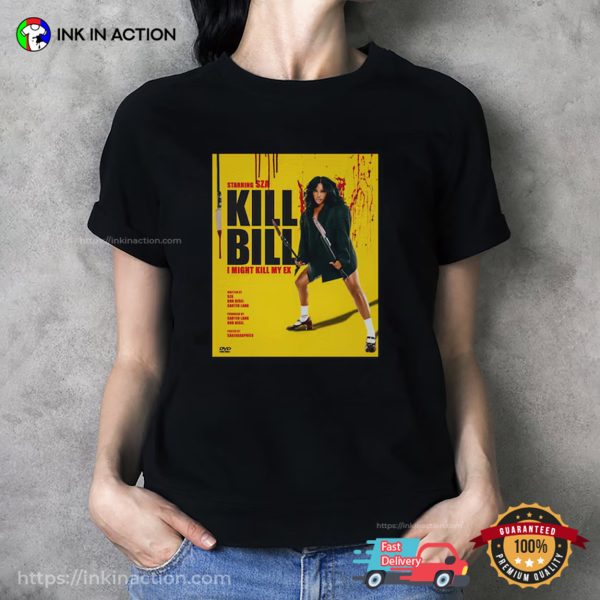 SZA Kill Bill Poster Fan T-shirt