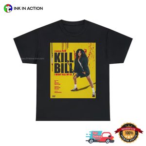 SZA Kill Bill Poster Fan T shirt 3