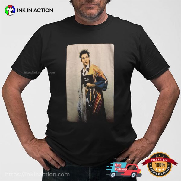 Seinfeld Kramer 90s Comedy Black T-shirt