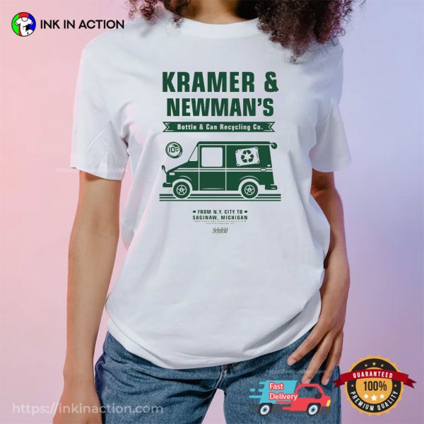 Seinfeld Kramer And Newman’s Bottle & Can Recycling Co. Shirt