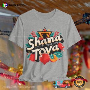 Shana Tova Jewish Festival Rosh Hashanah Comfort Colors T-shirt