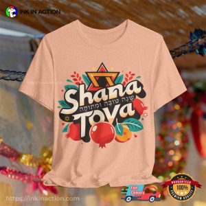 Shana Tova jewish festival rosh hashanah Comfort Colors T shirt 4