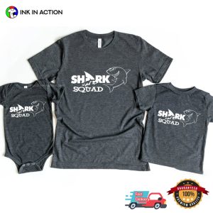 Shark Squad Family Uniform Funny T shirt 3