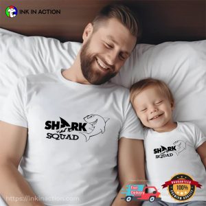 Shark Squad Family Uniform Funny T shirt