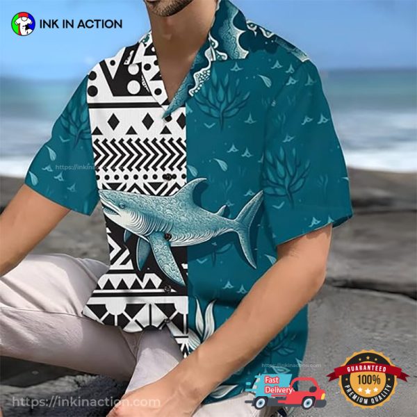 Shark Summer Time Hawaiian Shirt No. 14