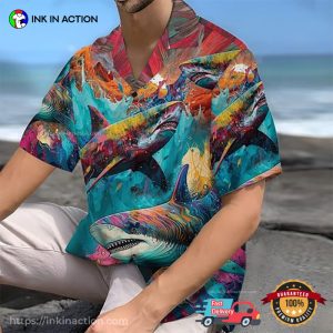 Shark Summer Time Hawaiian Shirt No. 15 1