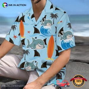 Shark Summer Time Hawaiian Shirt No. 3 2