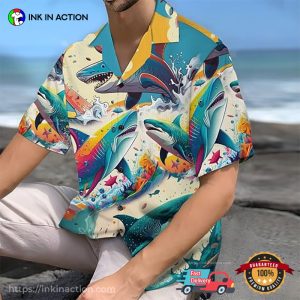 Shark Summer Time Hawaiian Shirt No. 5 1