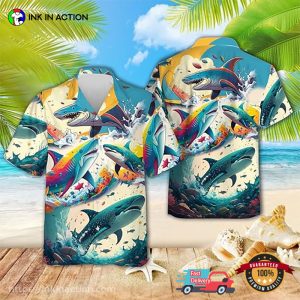 Shark Summer Time Hawaiian Shirt No. 5 2