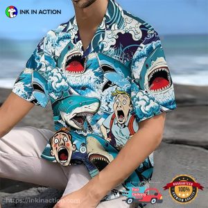 Shark Summer Time Hawaiian Shirt No. 8 1