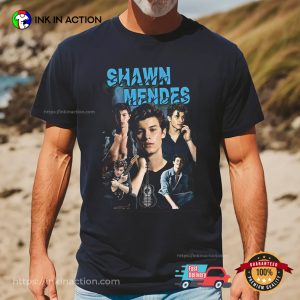 Shawn Mendes Guitar Vintage Bootleg T-shirt