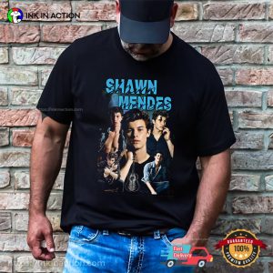 Shawn Mendes Guitar Vintage Bootleg T shirt 3