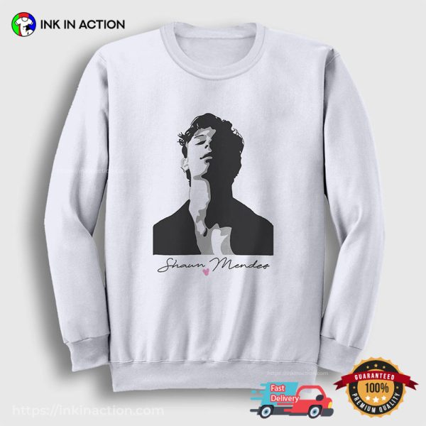 Shawn Mendes Portrait Art Work T-shirt