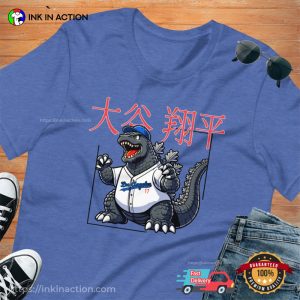 Shohei Ohtani Godzilla Baseball Tee 3