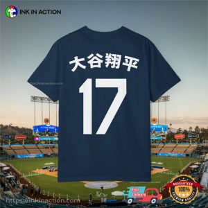 Shotime Shohei Ohtani LA Dodgers Unisex 2 Sided Shirt 2