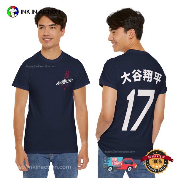 Shotime Shohei Ohtani LA Dodgers Unisex 2 Sided Shirt