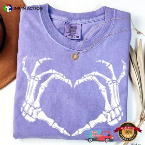 Skeleton Love Comfort Colors T shirt 3