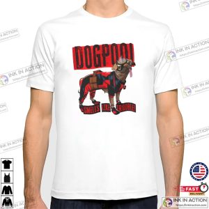 Smells Like Trouble Dogpool Marvel Deadpool And Wolverine T shirt 1