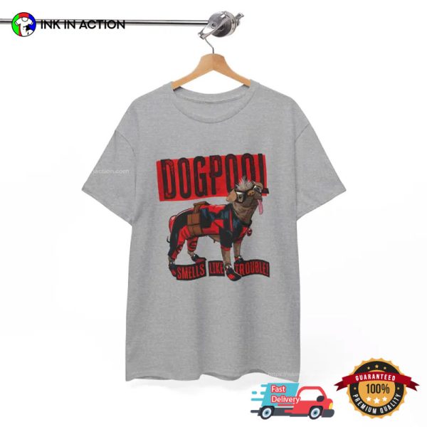 Smells Like Trouble Dogpool Marvel Deadpool And Wolverine T-shirt